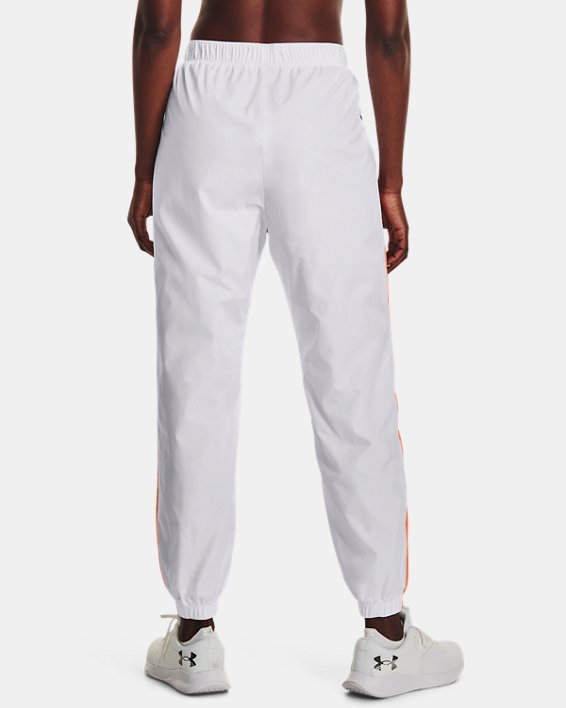 Women's UA RUSH™ Woven Pants, White, pdpMainDesktop image number 1